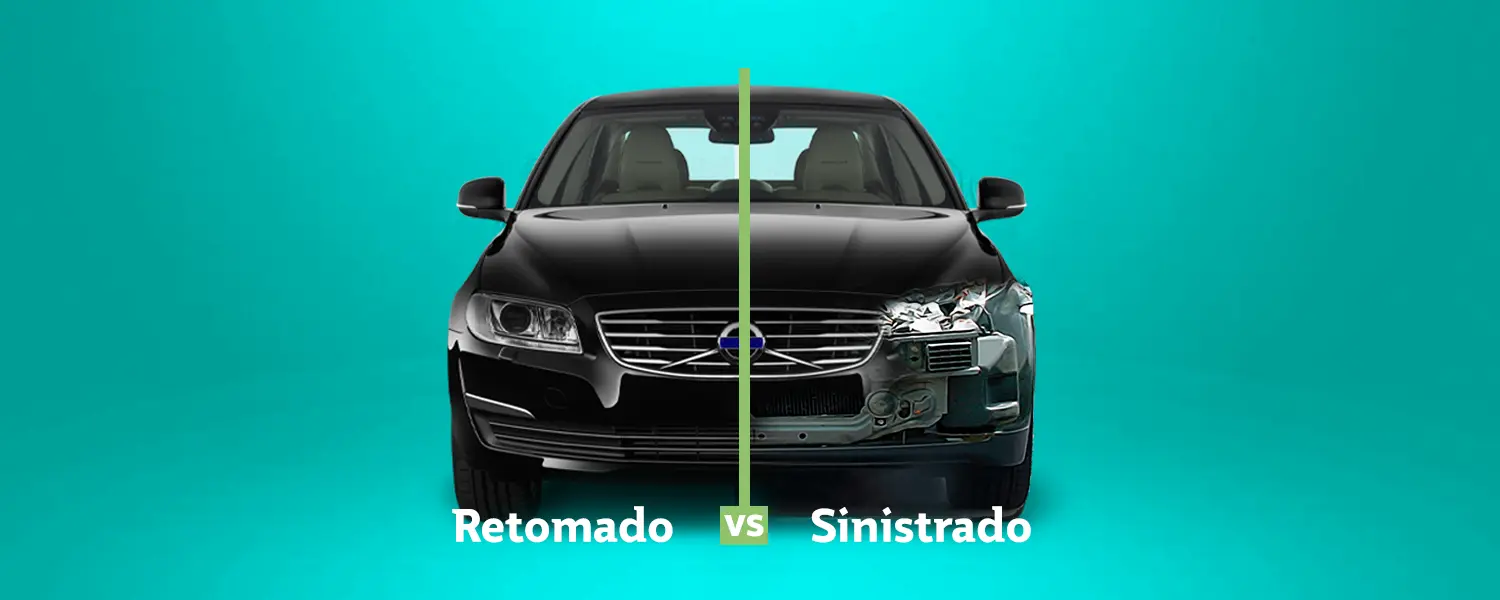 Diferença entre carros retomados e veículos sinistrados